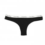 Calvin Klein Mujer Tanga Angosto Negro